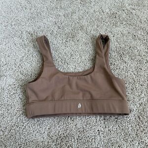 P’tula Faith Sports Bra Light Brown Khaki Size Small